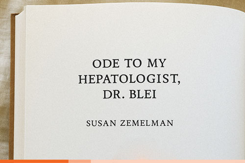 Ode to My Hepatologist, Dr. Blei